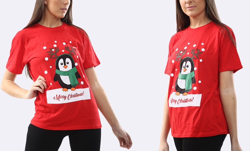 Image 11: Christmas-Themed T-Shirt