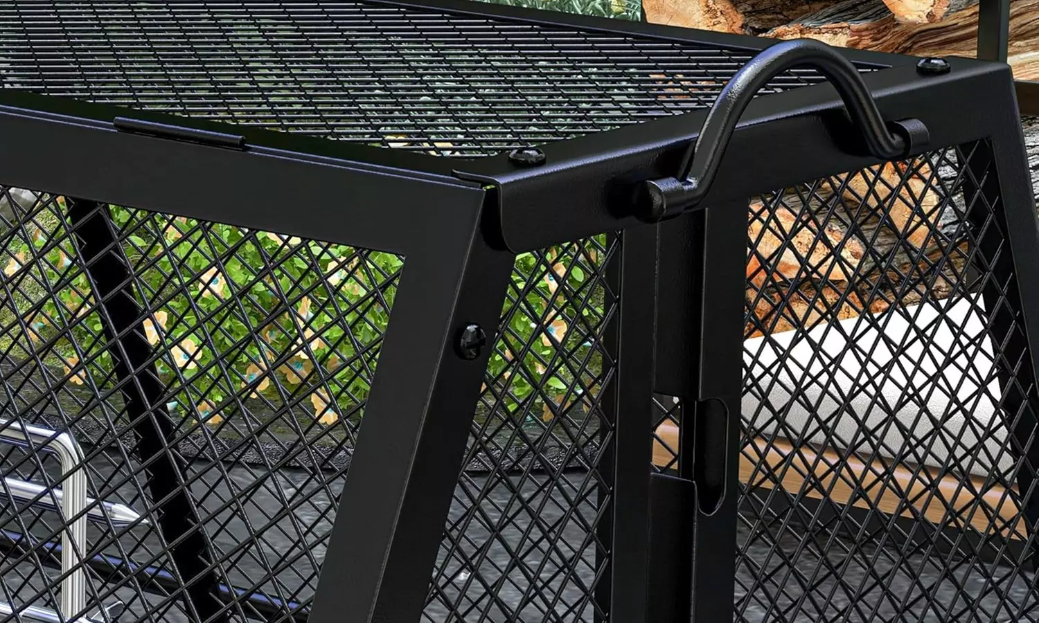 Outsunny 3-in-1 Barbecue Grill and Fire Pit with Cover