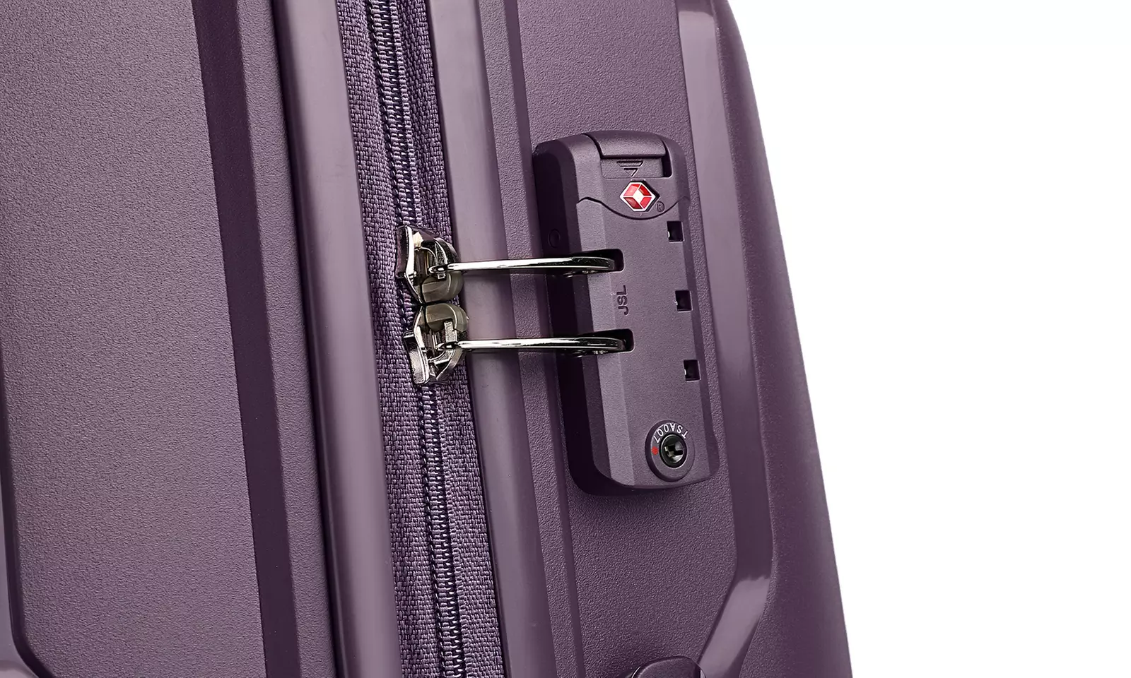 Maleta de ruedas rígida British Traveller con diseño ondulado