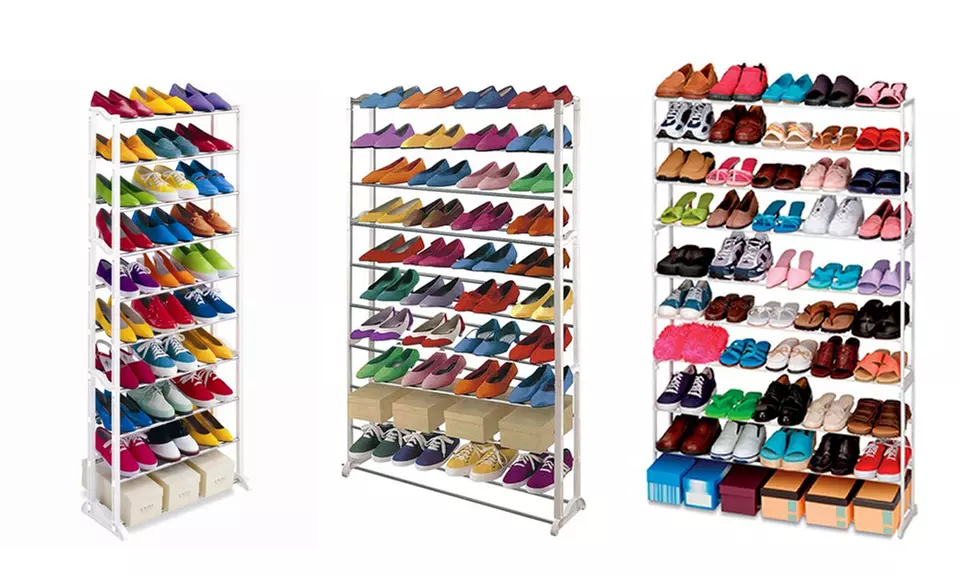 Scarpiera contenente fino a 50 paia di scarpe per ripostigli o cabine armadio - Primary Image