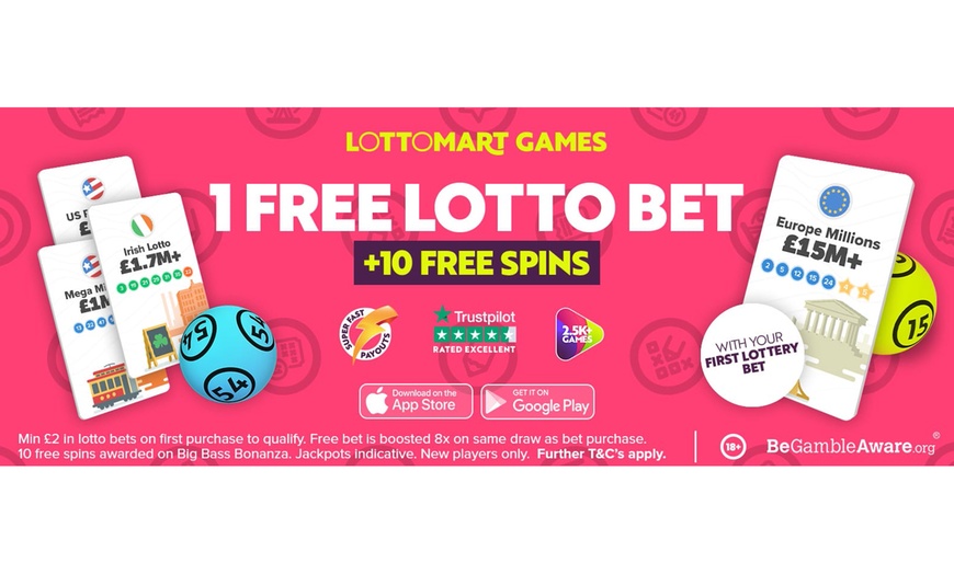 Image 3: One Complimentary Lotto Bet and 10 Complimentary Spins