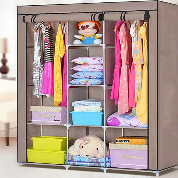 Canvas Multi Shelved Wardrobes Groupon