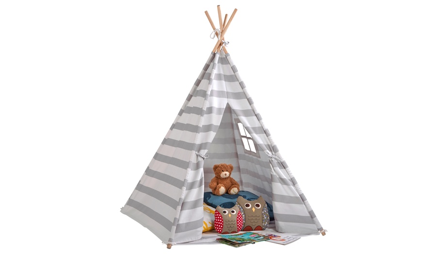 Image 8: Children's Tepee Tent