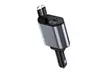 Retractable 4-in-1 Car Charger 120W Fast Charging USB and Type-C Apple Interface - Image 2