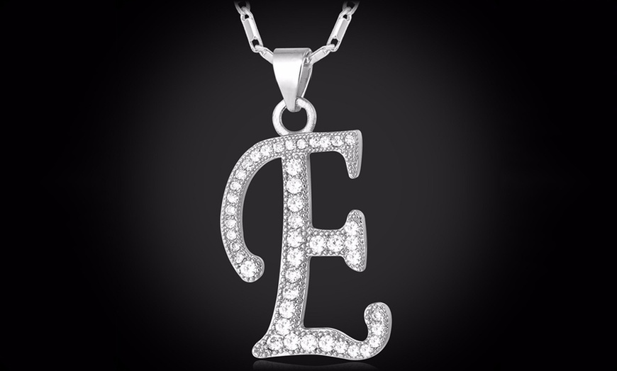 Image 6: Alphabet Pendant with Chain