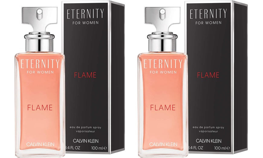 Image 2: One or Two Calvin Klein Eternity Flame Women 100ml Eau de Parfum
