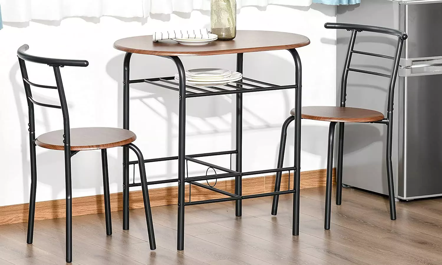 HomCom Three-Piece Dining Table set