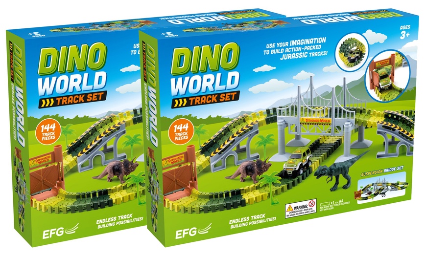 Image 8: Dinosaur World Track Set