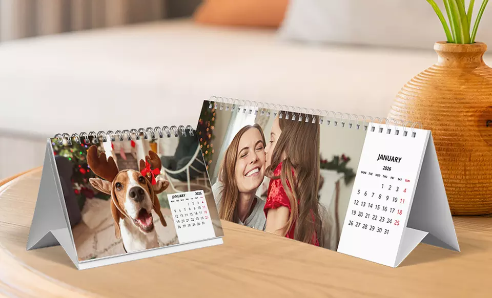 Up to 81% Off Photo Desk Calendars from CanvasOnSale