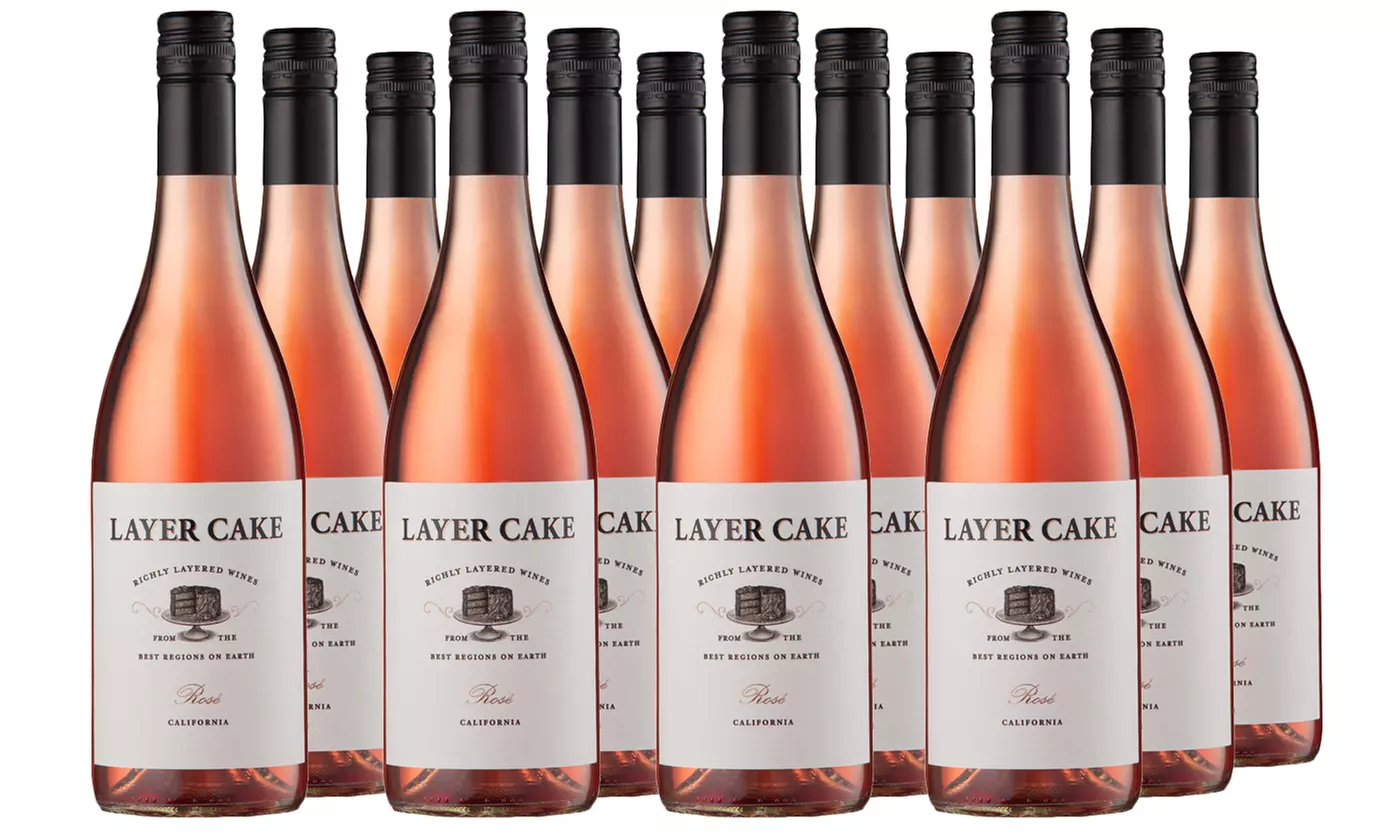 $69.99 for 12 Bottles of 2018 Layer Cake Rose from Vintage Wine ($180 Value) - Primary Image