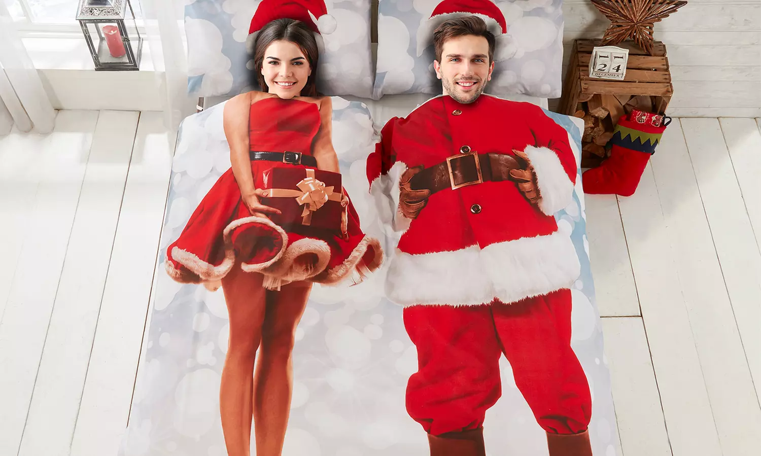 Housse de couette selfie noël - Primary Image