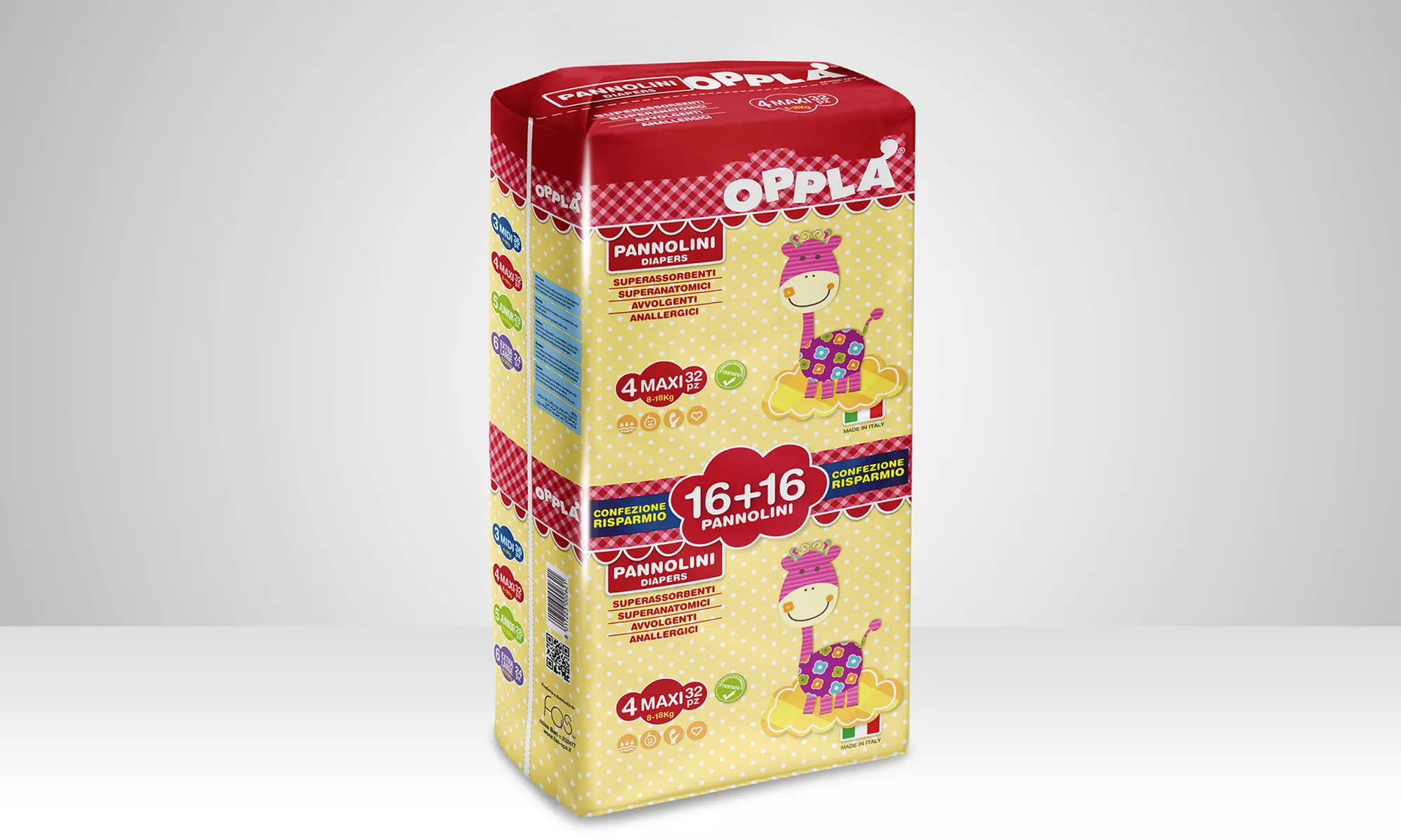 Fino a 324 pannolini Opplà Made in Italy, disponibili in 4 misure - Image 6