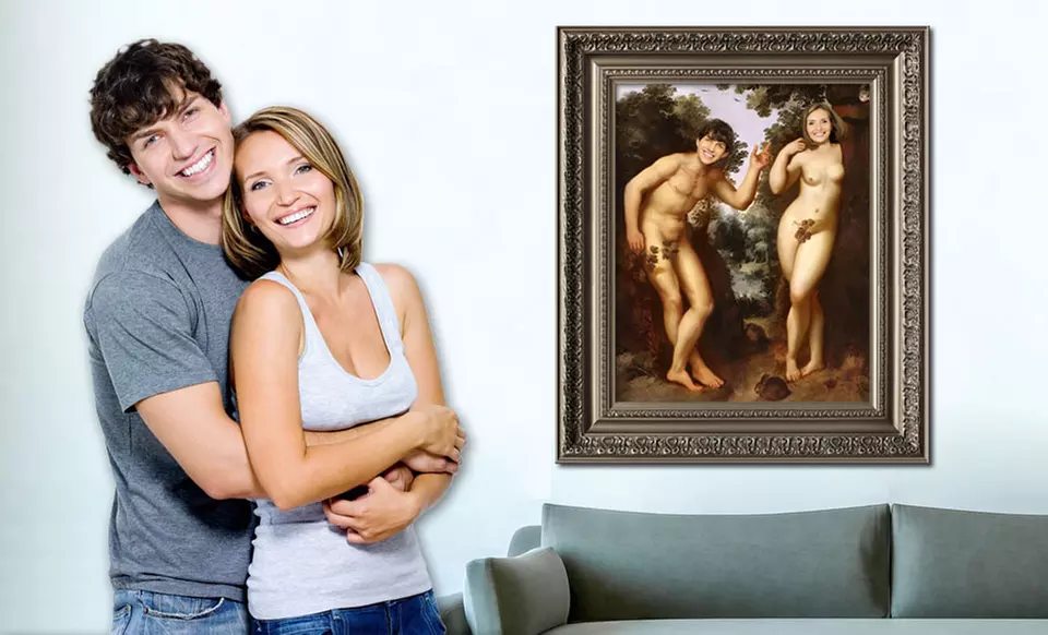 8"x10" or 16"x20" Personalized Masterpiece Painting Print from myDaVinci (Up to 51% Off) - Primary Image