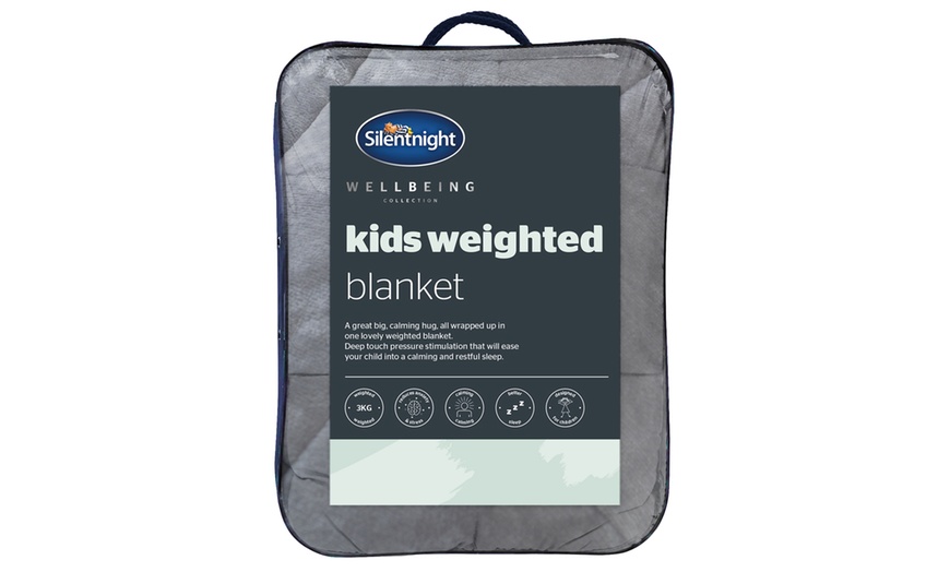 Image 1: Silentnight 3kg Kids' Weighted Blanket