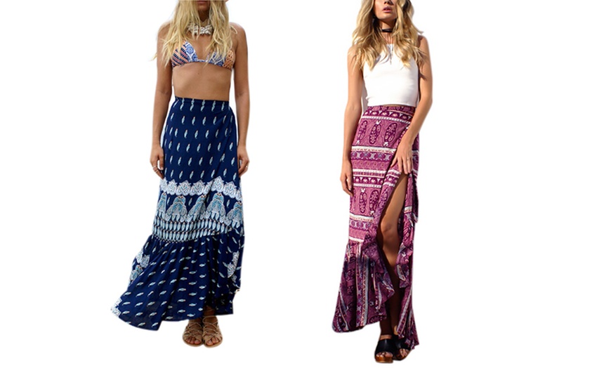 Image 7: Wrap-Around Beach Skirt