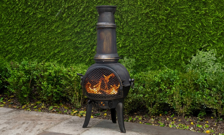 Image 2: Cast Iron Chiminea