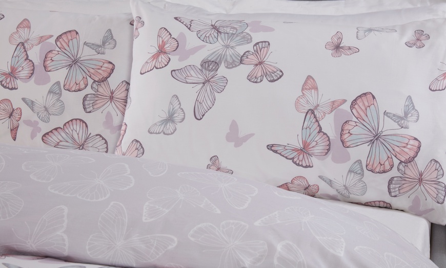 Image 3: Butterflies Multi Duvet Set