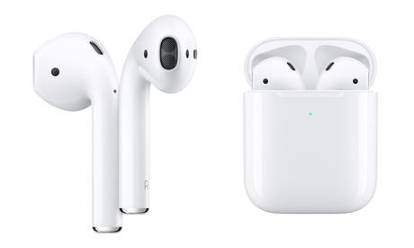 Apple AirPods® 2 con custodia di ricarica e spedizione gratuita