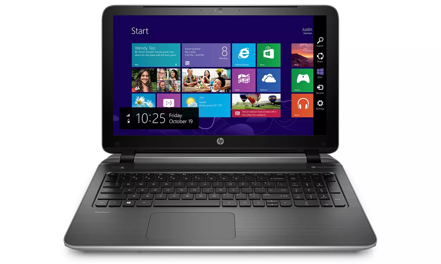 HP Pavilion 15.6" Touchsmart Touchscreen Laptop with Intel Core i3 Processor and 1TB HDD (Manufacturer Refurbished) - Primary Image