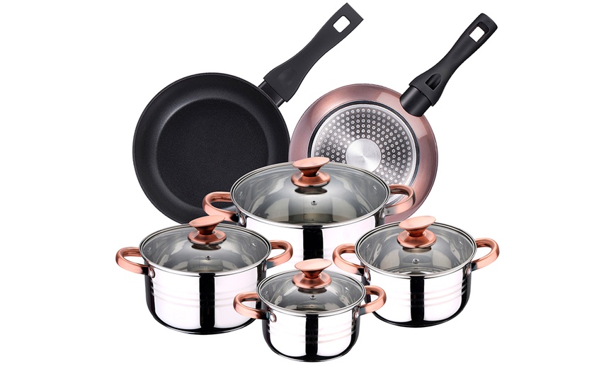 Image 2: Bergner 10-Piece Cookware Set