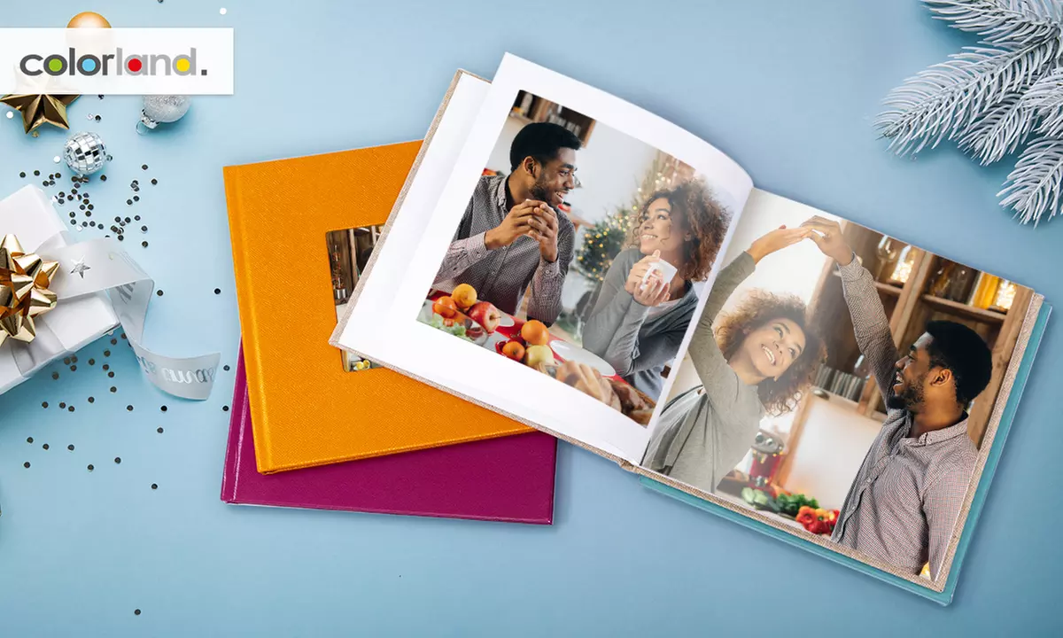 1 ou 2 livres photos premium de 28, 40, 60, 80 ou 100 pages sur le site Colorland jusqu'à 79% de réduction - Primary Image