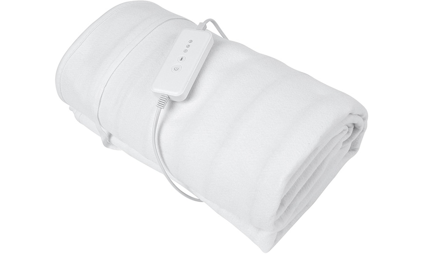 Image 3: Heating Blanket with Three Heat Settings and Quick-Tie Straps