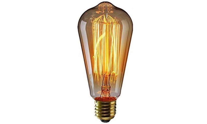 Image 1: Vintage Style Light Bulbs