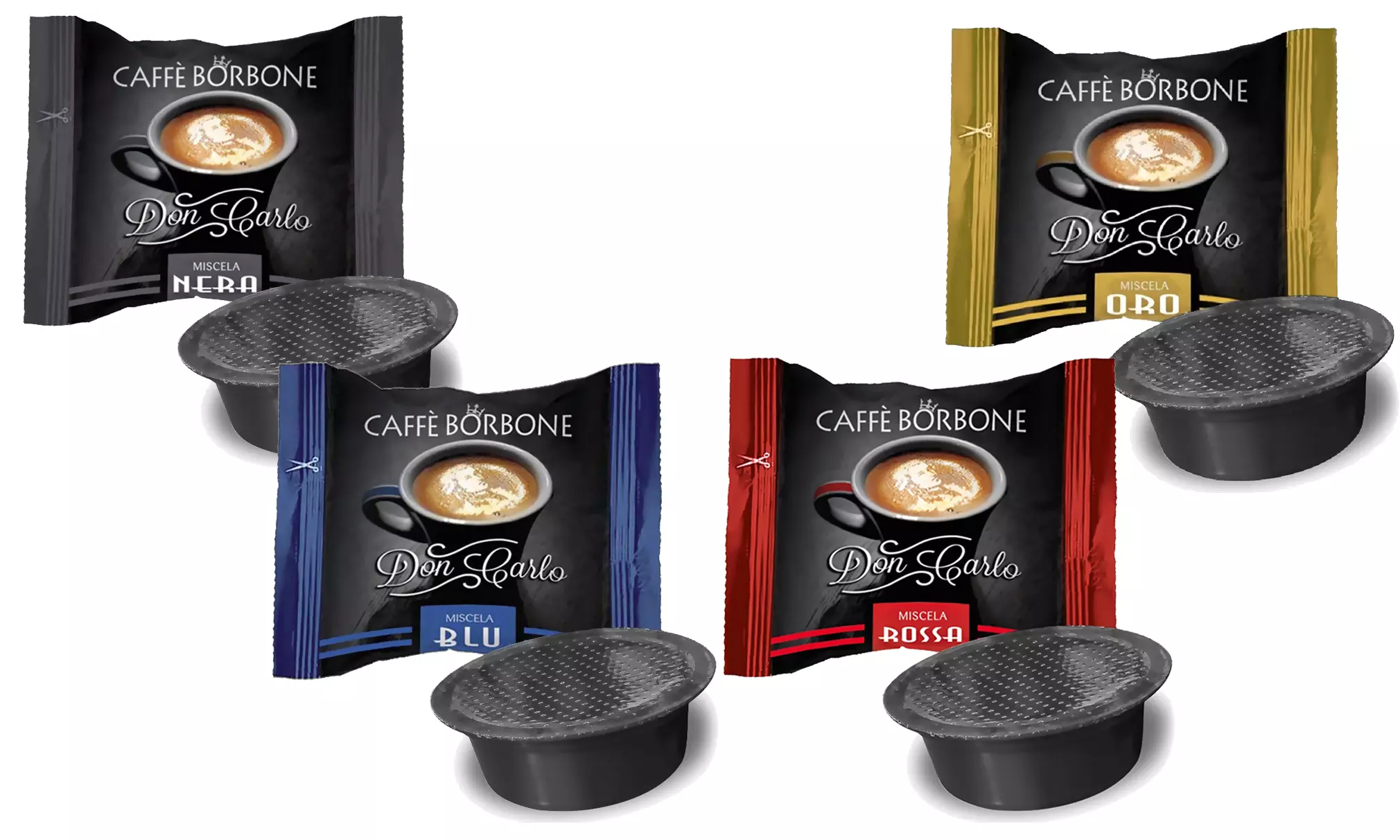 Fino a 800 capsule di caffè Borbone Don Carlo