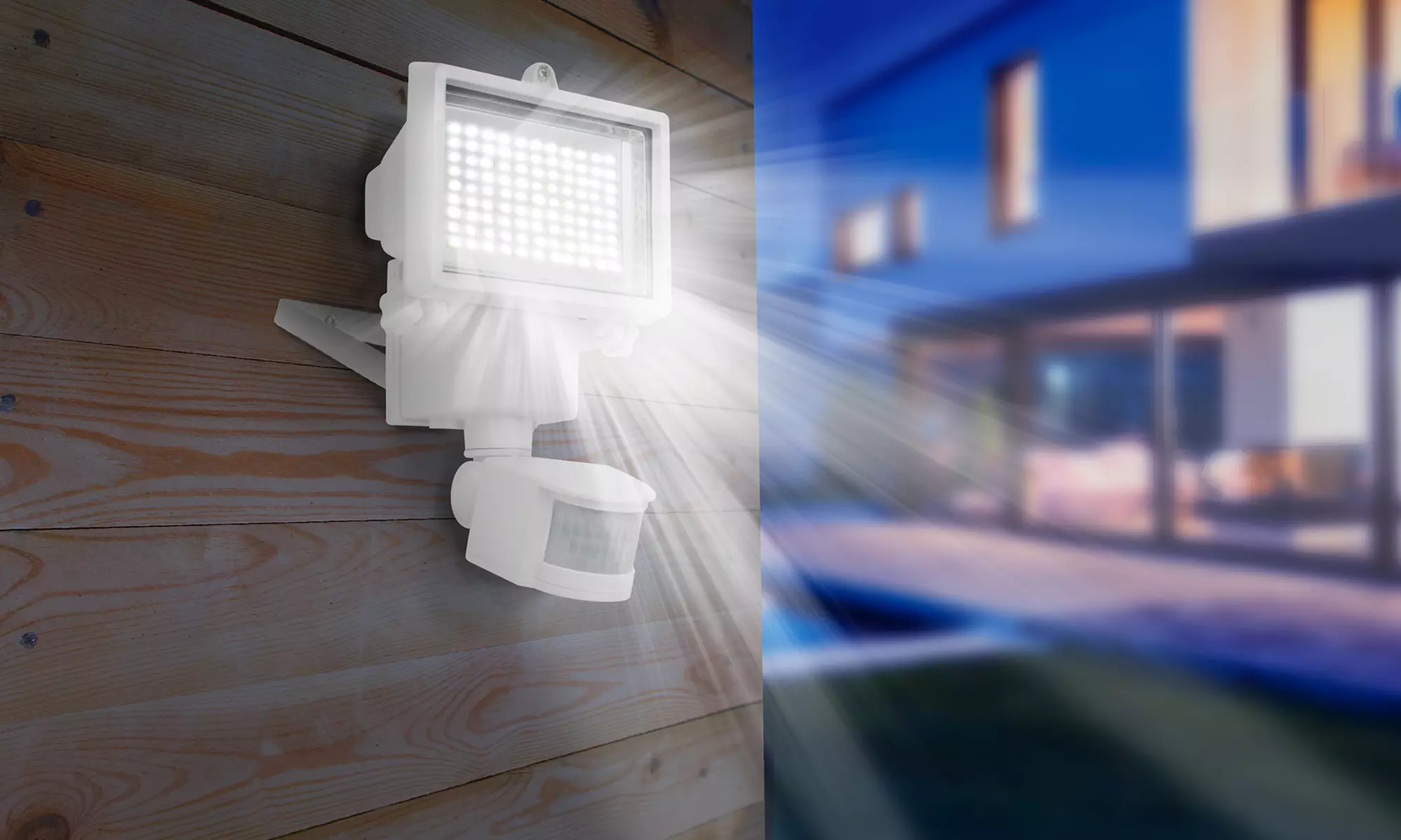 1, 2 ou 4 projecteurs solaires LED avec capteur de mouvement Lumisky