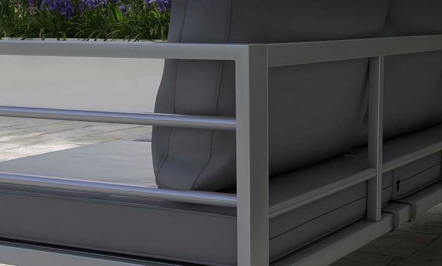 Image 7: Outsunny Outdoor Bench, Picnic, Wooden or Aluminium