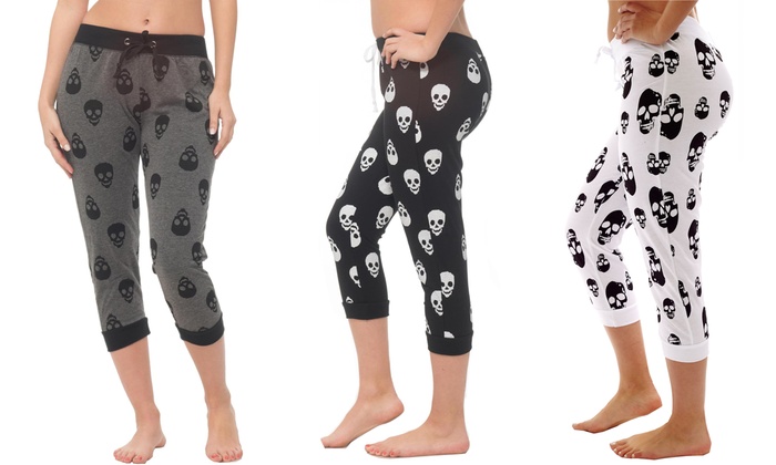 skull joggers