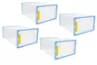 Lots de 2 ou 4 boîtes de rangement en plastique pour chaussures - Image 5