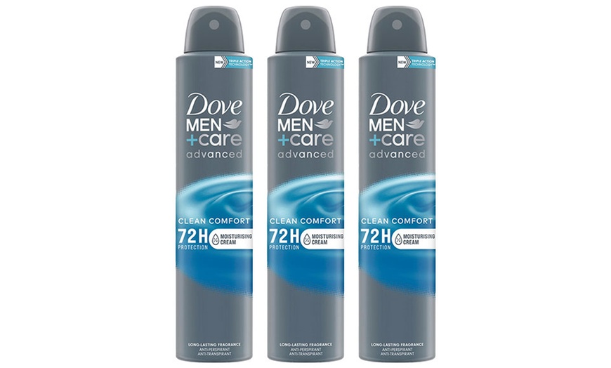 Image 11: 3, 6 or 12 Dove Anti-Perspirant Men+Care Advanced Deodorants 200ml