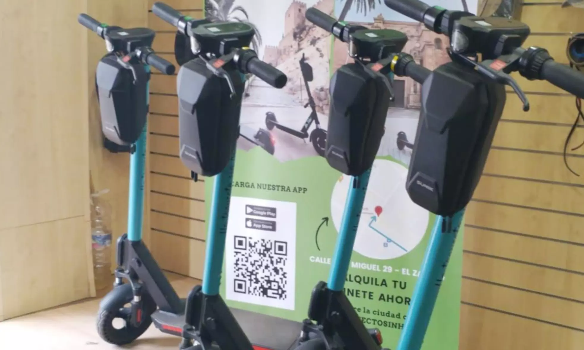 Alquiler de patinetes: medio día, día completo, 1 o 2 semanas o 1 mes