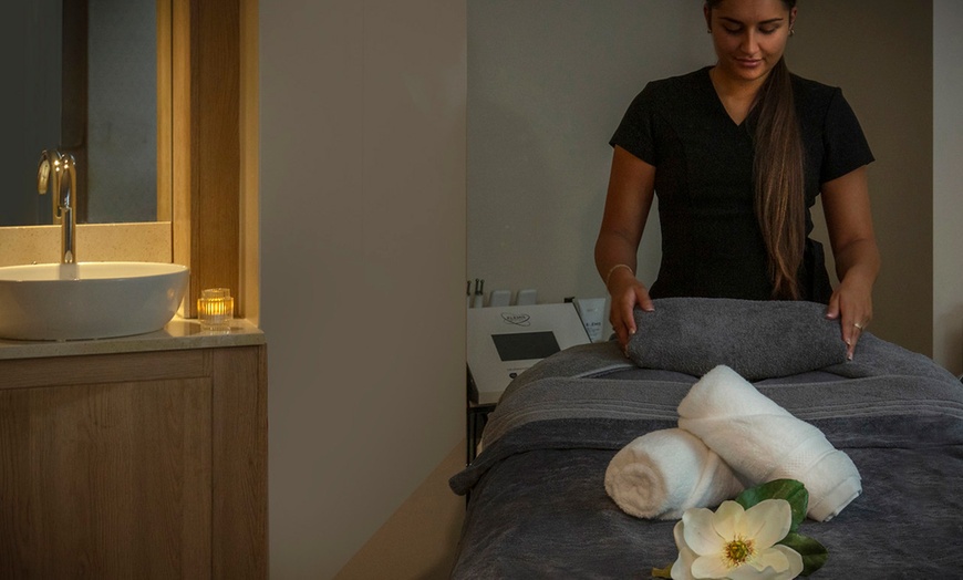 Image 1: Spa Day for 1 or 2 with Two 25 Minute Treatment, Lunch, & Prosecco 