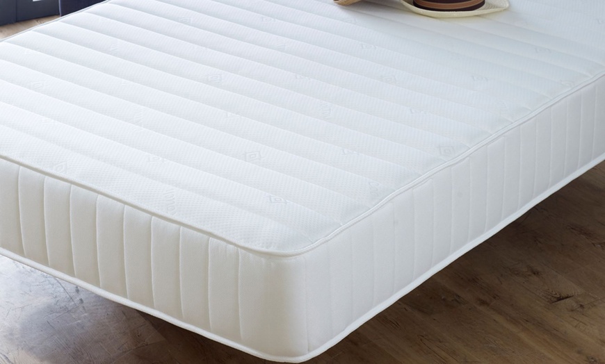 Image 2: Memory Fibre Open Coil Micro Quilted Mattress