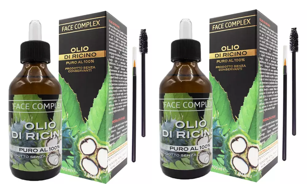 Huile de ricin avec 2 applicateurs
