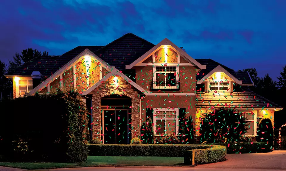 Indoor/Outdoor Star Splash Laser Lights - Primary Image