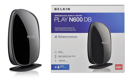 Belkin Play N600 Wireless Router | Groupon Goods