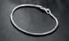 Italian Made Solid Sterling Silver Snake Bracelet