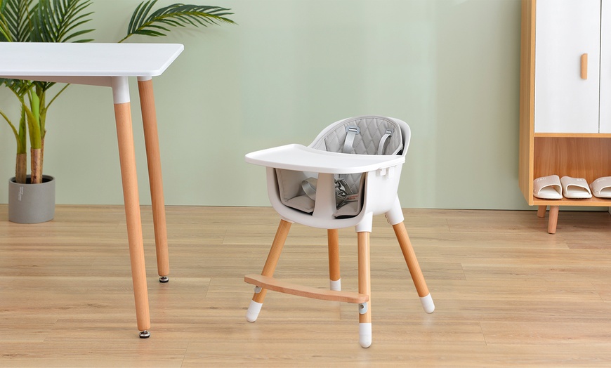 Image 6: Two-in-One Baby High Chair