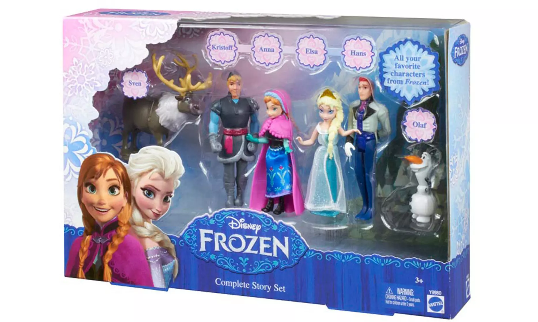 Disney Frozen Figurine Play Set (4-Piece Set of 3” Figurines) - Primary Image