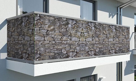 1 o 2 teli balcone in PVC disponibile in 3 colori