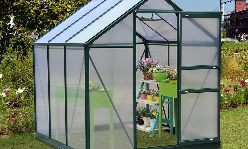 Image 1: Portable Polycarbonate Greenhouse