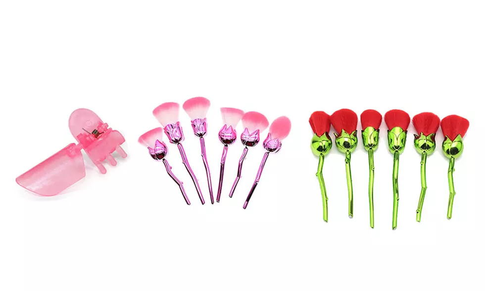 Nail Polish Soak Off Clips and Makeup Brushes Sets - Primary Image
