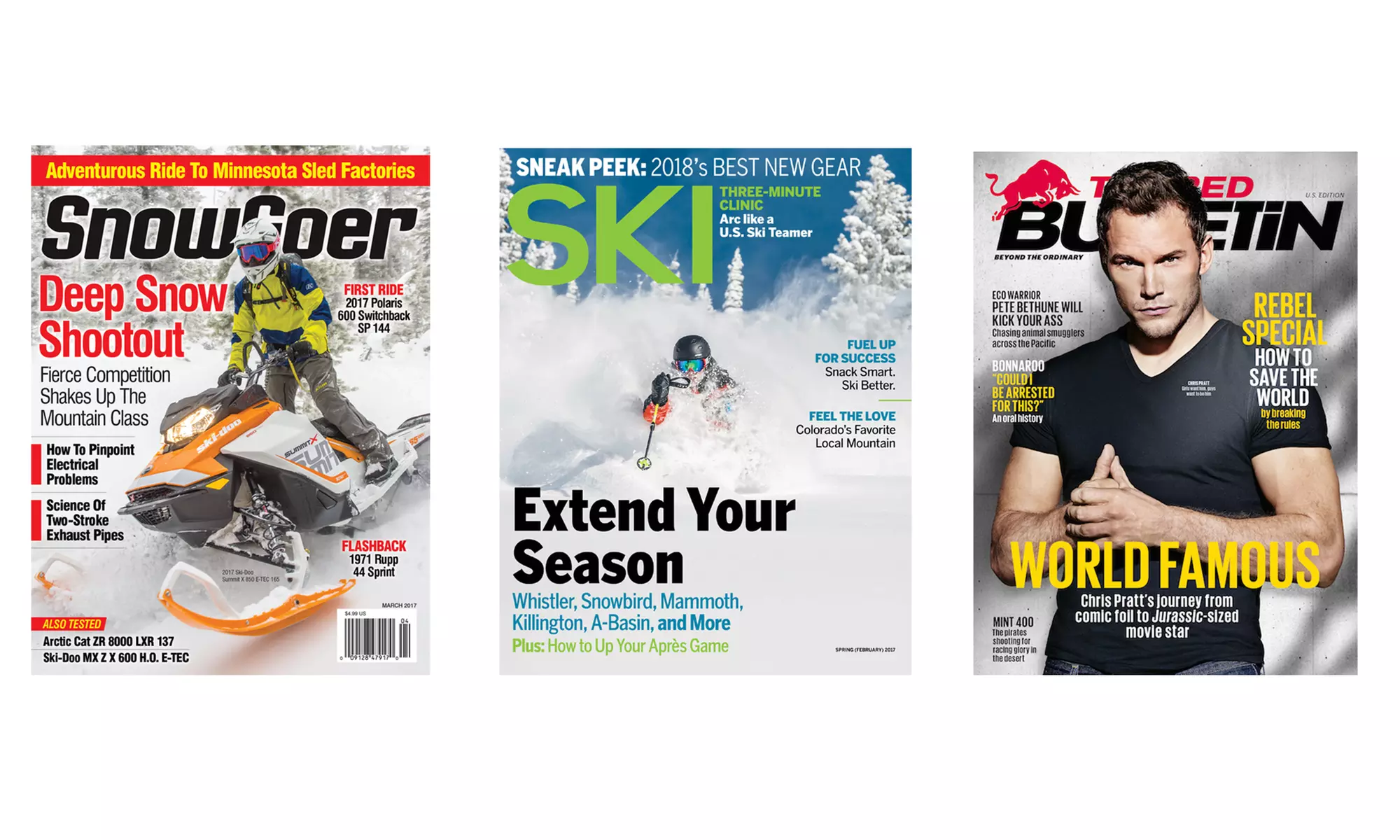 One-Year Subscription to Ski, Red Bulletin, or Snow Goer Magazine (50% Off) - Primary Image