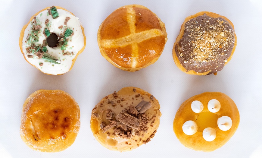 Image 5: Box of Three Gourmet Donuts