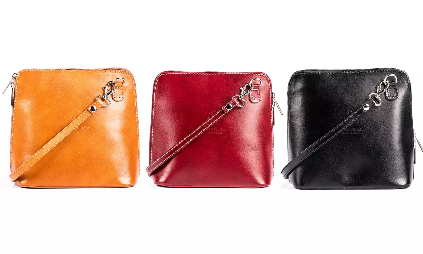 Sac en bandoulière cuir Carlo Belotti, modèle Talia - Primary Image