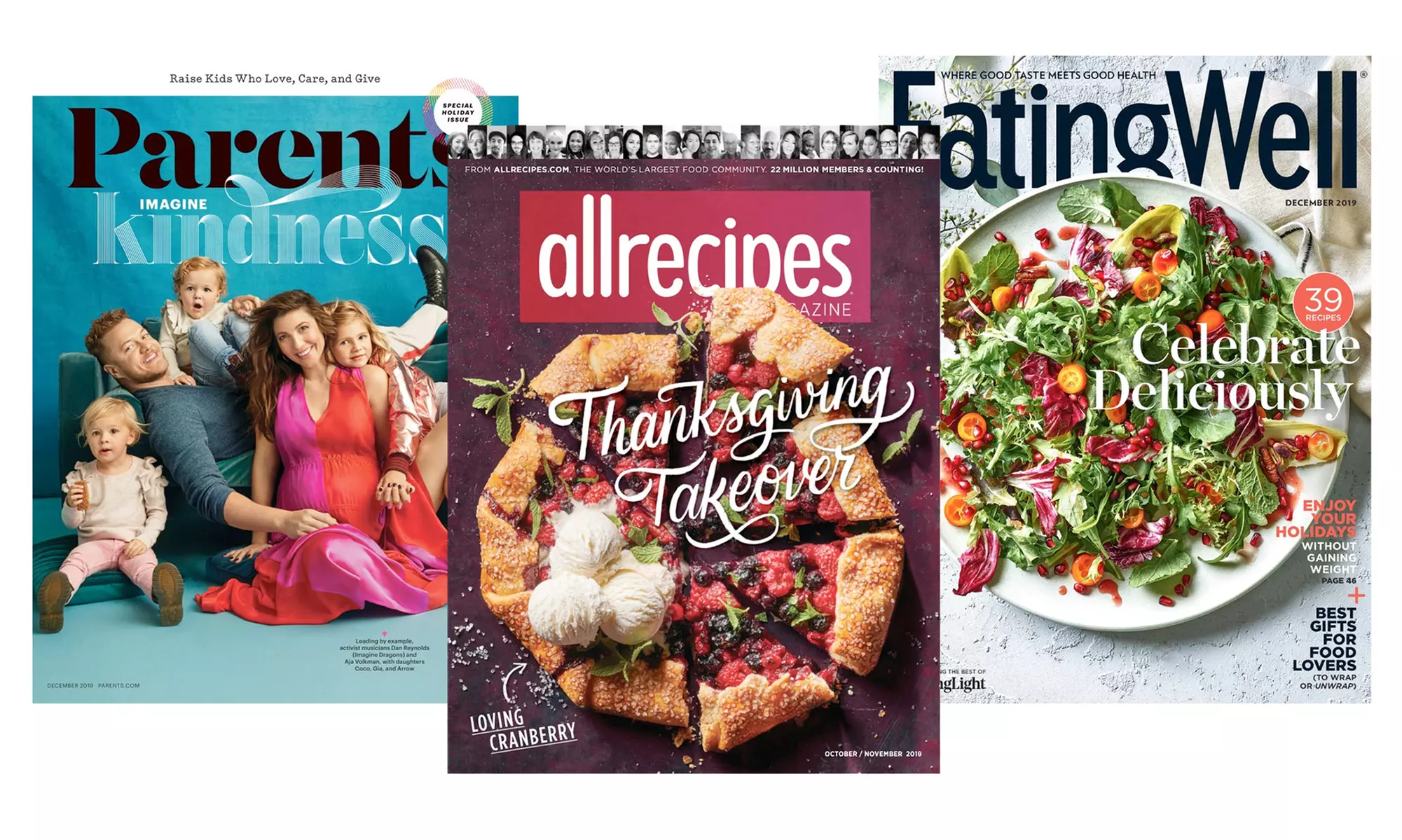 Allrecipes with Eating Well or Parents Magazine Subscription for One Year (Up to 88% Off) - Primary Image
