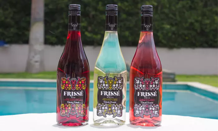 Six Bottles of Spanish Sangria Wine with Two govino Wine Glasses from Heartwood & Oak (59% Off) - Second Medium